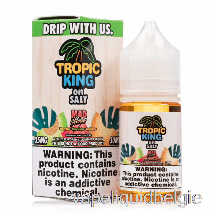 Vape België Mad Melons - Tropic King Op Zout - 30ml 35mg